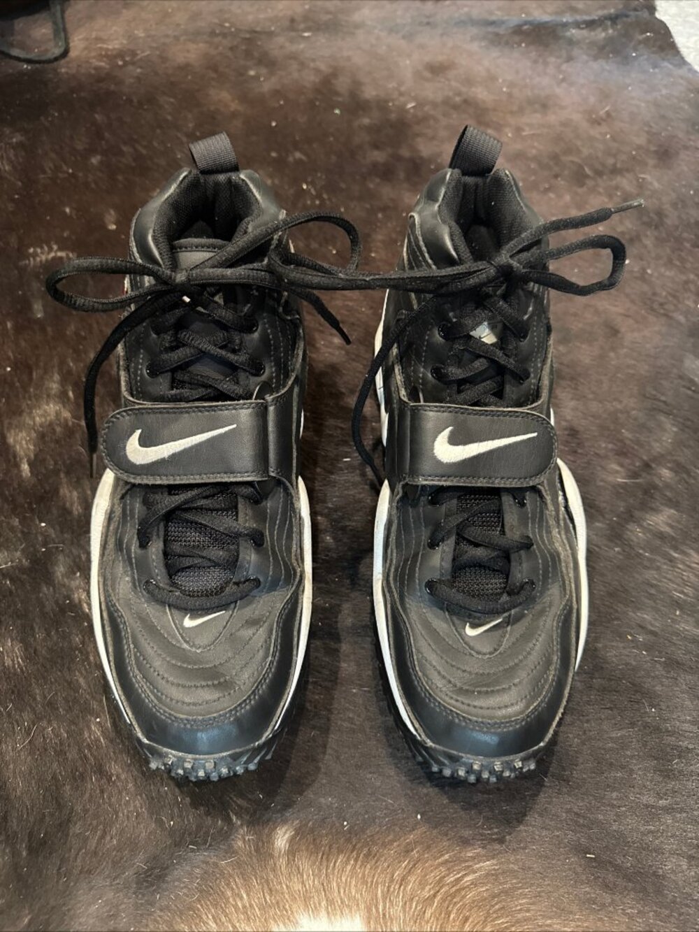 Rare Vintage Nike Zoom Air Pro Football Trainer Shoes (1999) Size 10.5
